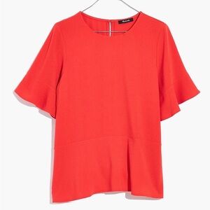Madewell Flare Hem Top